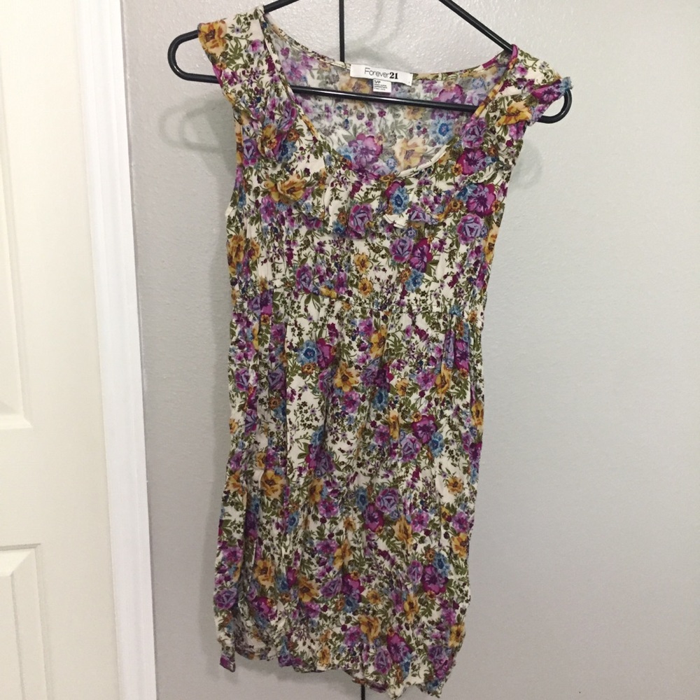 Floral mini dress